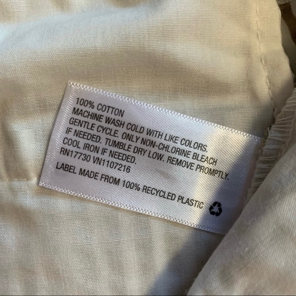 A New Day Size 4 Preppy Tan/Brown Seersucker Chino Shorts NWT - Picture 9 of 15